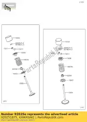 Here you can order the shim,t=2. 25 zx1000-b1 from Kawasaki, with part number 920251875: