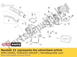 Aprilia AP8118582, Drosselklappe, OEM: Aprilia AP8118582