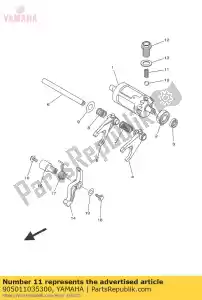 yamaha 905011035300 veer, compressie (465) - Onderkant