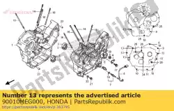 Qui puoi ordinare bullone, flangia, 8x80 da Honda , con numero parte 90010MEG000: