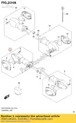 Qui puoi ordinare lampada, fr tu da Suzuki , con numero parte 3560108JA0: