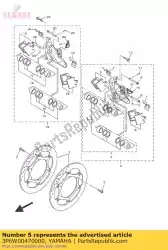 Aquí puede pedir kit de sello de pinza de Yamaha , con el número de pieza 3P6W00470000: