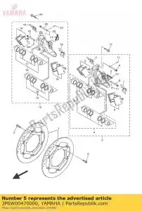 yamaha 3P6W00470000 kit de sello de pinza - Lado inferior