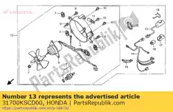 Aquí puede pedir no hay descripción disponible en este momento de Honda , con el número de pieza 31700KSCD00: