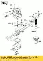 160121010, Kawasaki, stantuffo avviatore tappo kawasaki gpz ninja r uni trak a zx750 gpz750 750 , Nuovo