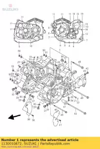 Suzuki 1130010872 carter moteur - La partie au fond