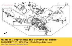 Tutaj możesz zamówić zespó? Korpusu przepustnicy. Od Honda , z numerem części 16401MFFD01: