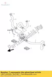 Suzuki 1847144G00 mangueira, 2º ar va - Lado inferior