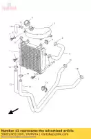 5BRE24851000, Yamaha, Tuyau, 5 yamaha aerox yq 50 2005 2006 2007 2008 2009 2010 2011 2012, Nouveau