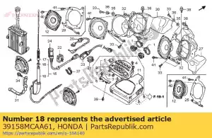 honda 39158MCAA61 feeder comp., antenna - Bottom side