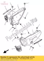 36LF172100H9, Yamaha, côté de couverture 2 rh (blg) yamaha rx 100, Nouveau