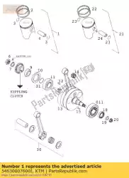 Here you can order the piston i cpl. 67,5mm    250 99 from KTM, with part number 54630007600I: