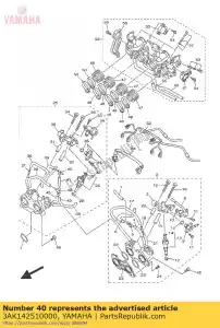 yamaha 3AK142510000 mamelon - La partie au fond