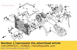 Tutaj możesz zamówić ch? Odnica komp. Od Honda , z numerem części 19010MATE21: