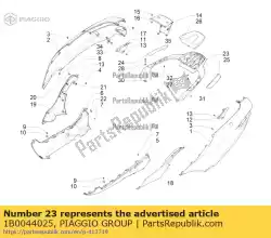 Here you can order the klinke from Piaggio Group, with part number 1B0044025: