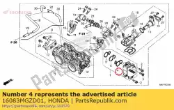 Aqui você pode pedir o o-ring, sensor em Honda , com o número da peça 16083MGZD01: