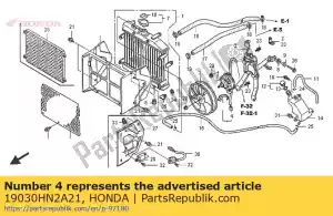 honda 19030HN2A21 motor, ventilator - Onderkant