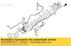 Honda 46200MBTD22 valve assy., proportionin - La partie au fond