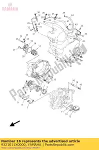 yamaha 9321011X0000 o-ring - Dół