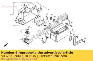 honda 50325KCN000 box, battery - Bottom side