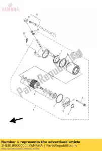 yamaha 3HE818900000 starter motor - Bottom side