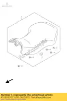 4510031G11U3F, Suzuki, seat assy (zwart suzuki lt a450x kingquad 4x4 limited a750x axi 450 750 , Nieuw