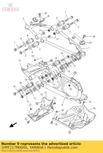 yamaha 1HPF217M0000 braço 1 - Lado inferior