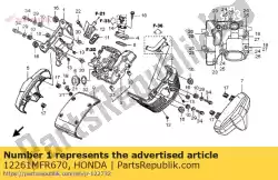 Qui puoi ordinare pinna, testa cilindrica fr- da Honda , con numero parte 12261MFR670: