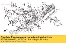 Here you can order the no description available at the moment from Honda, with part number 15710MBN670: