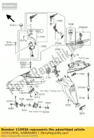 110531856, Kawasaki, staffa, blocco sedile zx1000d6f kawasaki zx 1000 2006 2007, Nuovo