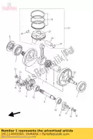 1SL114000300, Yamaha, zespó? wa?u korbowego yamaha  yz 450 2010 2011 2012 2013 2014 2015 2016 2017, Nowy