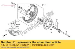 Ici, vous pouvez commander le aucune description disponible pour le moment auprès de Honda , avec le numéro de pièce 44711MGR672: