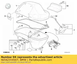 set rubberen steunen van BMW, met onderdeel nummer 46542319507, bestel je hier online: