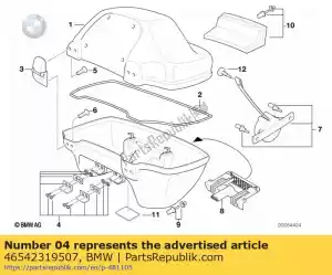 bmw 46542319507 set of rubber rests - Bottom side