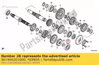 961406201000, Honda, Cuscinetto, sfera radiale, 620 honda xr  r cbr rw repsol rs rt xr80r cbr125r cbr125rs cbr125rw cbr125rt cb125e 80 125 , Nuovo