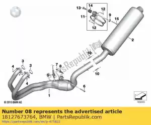 bmw 18127673764 manga amplia - Lado inferior