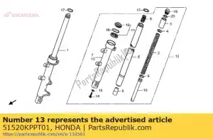 Honda 51520KPPT01 caso comp., l. fr. parte inferiore - Il fondo