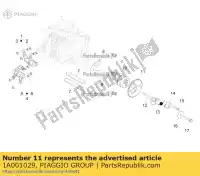 1A001029, Piaggio Group, engrenage du système de chronométrage piaggio mp zapm860x, zapta10w zapm86100, zapm86101 zapta10x zapta1200 zapta1200, zapta1201 zapta1202 zapta1202, zapta1204 zaptd1102,  500 2014 2015 2016 2017 2018 2019 2020 2021 2022, Nouveau