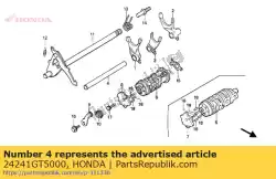 Tutaj możesz zamówić wa?, widelec zmiany biegów od Honda , z numerem części 24241GT5000: