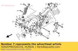 Ici, vous pouvez commander le support, r. Pivot * nh109ms * (nh109ms shot silver metallic special) auprès de Honda , avec le numéro de pièce 50600MBZG00ZB: