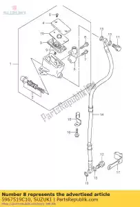 suzuki 5967519C10 bolt - Bottom side