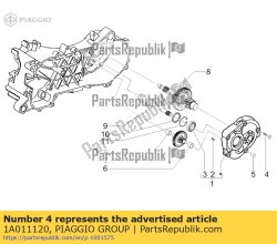 Aprilia 1A011120, Screw, OEM: Aprilia 1A011120