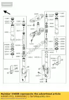 440081053, Kawasaki, pipe-fork outer vn1500-p1 kawasaki vn 1500 1600 2002 2003 2004 2005 2006 2007, New