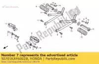 50701KAY600ZB, Honda, z??czka rurowa * rp123 * honda nx transcity  nx125 125 , Nowy