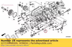 honda 22715HN8000 tuyau comp. b, alimentation - La partie au fond