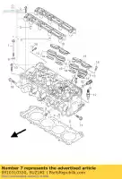 0910310330, Suzuki, boulon, cylindre h suzuki gsx r750 r1000 750 1000 , Nouveau