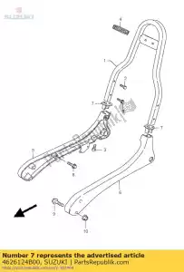 suzuki 4626124B00 cover - Bottom side