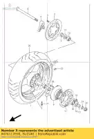 6474117E00, Suzuki, espaciador, eje rr suzuki gsf gsx gsx r rf 600 750 900 1100 1200 1992 1993 1994 1995 1996 1997 1998 1999 2000 2001 2002 2003 2004 2005, Nuevo