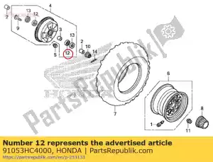 honda 91053HC4000 brg,ball 20x42x12 - Bottom side