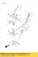 3Y6234420038, Yamaha, holder, handle lower yamaha xvs dragstar 125, New